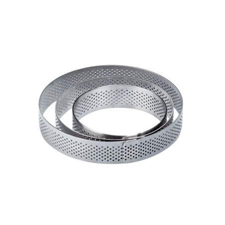 ∅ 110 x h 20 mm XF1120 RANT PERFOROWANY PAVONI okrągły rant ze stali nierdzewnej