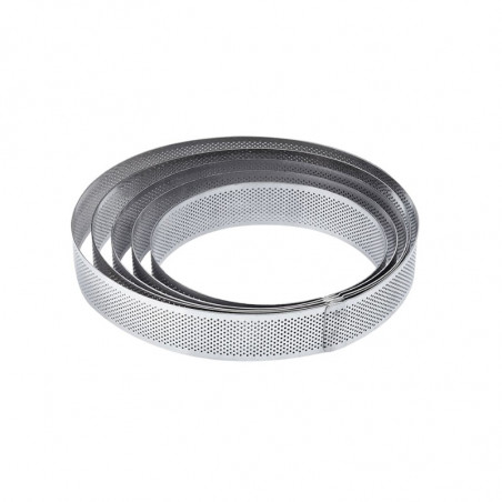 ∅ 190 x h 35 mm XF1935 RANT PERFOROWANY PAVONI okrągły rant ze stali nierdzewnej