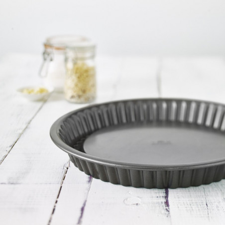 ∅ 30 cm FORMA DO TARTY 881 082 BIRKMANN forma ze stali węglowej z profilowanym dnem