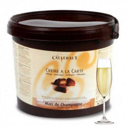 5kg CHAMP-KREM-659 Ganache z białej czekolady o smaku SZAMPANA Callebaut