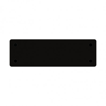 13 x 45 cm PODKŁADKA PROSTOKĄTNA CZARNA Z PLEXI SWEET DECOR do serwowania wysokość ok. 3 mm