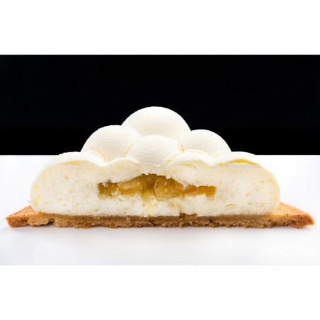 13 x 45 cm PODKŁADKA PROSTOKĄTNA BIAŁA Z PLEXI SWEET DECOR do serwowania wysokość ok. 3 mm