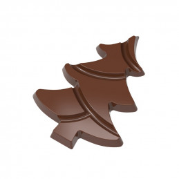 12008CW FORMA CHOINKA CHOCOLATE WORLD forma z poliwęglanu do tabliczek czekolady w kształcie choinki