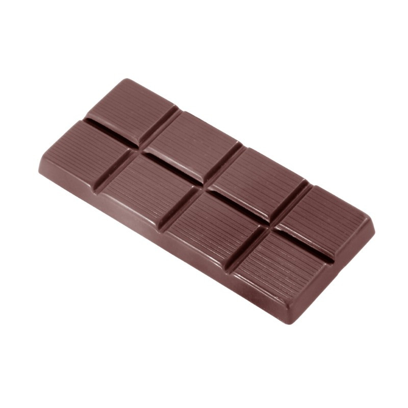 2299CW FORMA TABLICZKA CZEKOLADY CHOCOLATE WORLD forma z poliwęglanu do klasycznych tabliczek czekolady