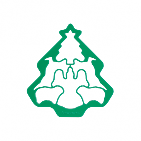 630899 Uniwersalny wykrawacz do ciastek bożonarodzeniowy 6 szt. Tescoma