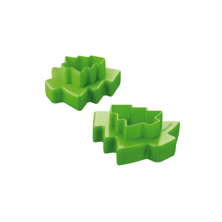 2 szt. DWUSTRONNE foremki do wykrawania CHOINKA 4 rozmiary 630865 Delicia Tescoma