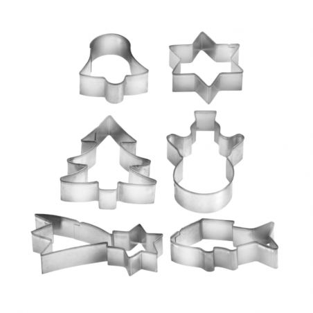 6szt. ZESTAW METALOWYCH foremek do Ciasta 631382 Tescoma