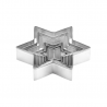 6 szt. GWIAZDKI zestaw metalowych foremek do wykrawania 631364 Delicia Tescoma