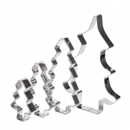 1 szt. Choinka duża 145 x 90 mm metalowa foremka do wykrawania Frantyl