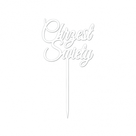 Topper Chrzest Święty BIAŁY 038B Sweet Decor