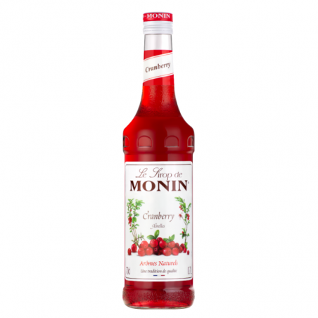 0,7l CRANBERRY LE SIROP DE MONIN syrop o smaku żurawinowym