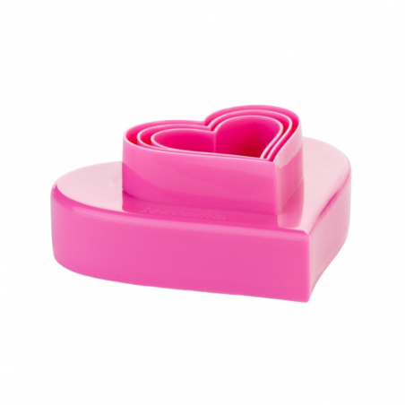 3 szt. Dwustronne foremki do wykrawania SERCA 630862 Delicia Tescoma