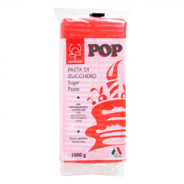 op. 1 kg Czerwona masa cukrowa - Sugar Paste POP Rosso - nr. kat. 25470 Modecor