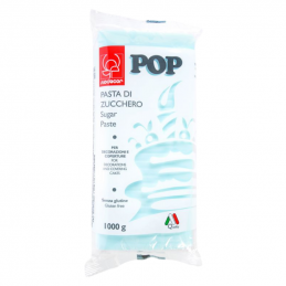 op. 1 kg Błękitna masa cukrowa - Sugar Paste POP Candy Light Blue - nr. kat. 25469 Modecor