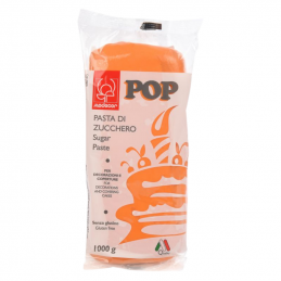 op. 1 kg Pomarańczowa masa cukrowa - Sugar Paste POP Orange - nr. kat. 25497 Modecor