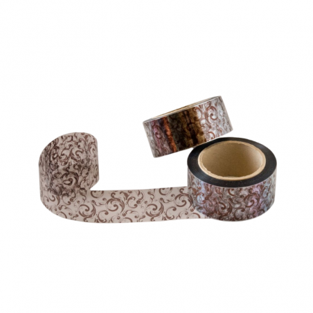 Folia Rantowa 40mmx100m z nadrukiem WIZERUNEK Brązowa