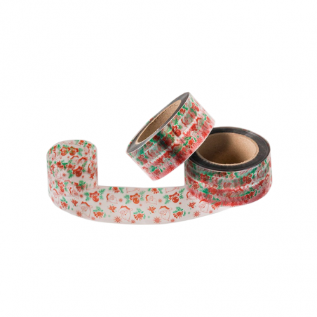 Folia Rantowa 50mmx100m z nadrukiem ŚWIĘTY MIKOŁAJ Czerwona