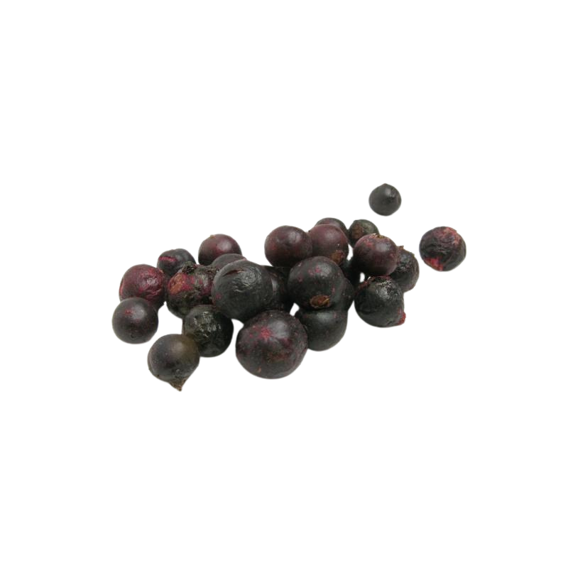 chrupiące całe owoce czarnej porzeczki suszone w procesie liofilizacji charakteryzują się pełnią smaku i wartości odżywczych
