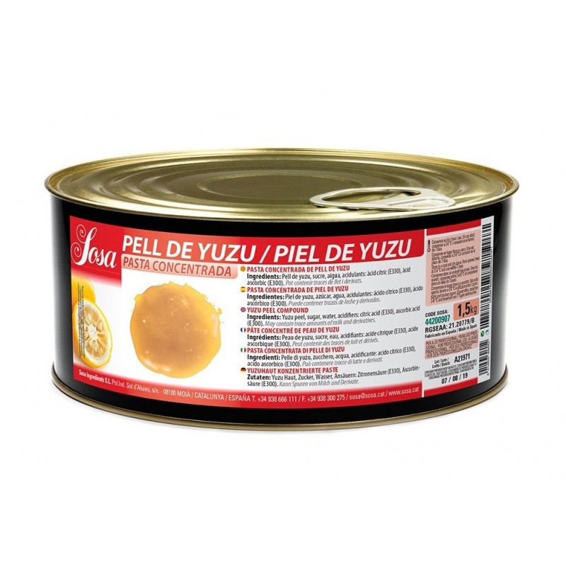 1,5kg Skoncentrowana Pasta YUZU Cytrusowa 44200907 Sosa