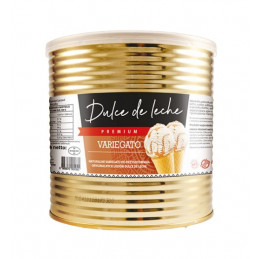 3kg VARIEGATO DULCE DE LECHE PREMIUM pasta do przekładania i dekorowania lodów HUSO