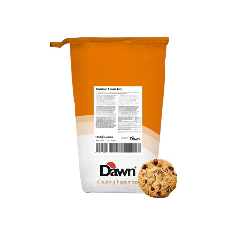 12,5kg AMERICAN COOKIE MIX baza na ciastka w stylu amerykańskim w proszku 0.02395.813 Dawn