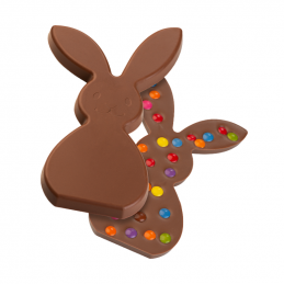 forma do tworzenia wielkanocnych tabliczek czekolady w kształcie królika