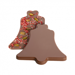 forma do tworzenia bożonarodzeniowych tabliczek czekolady w kształcie dzwonka