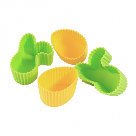 4 szt. FOREMKI DO MUFFINEK WIELKANOC 251 373 BIRKMANN silikonowe foremki do wielkanocnych bebeczek