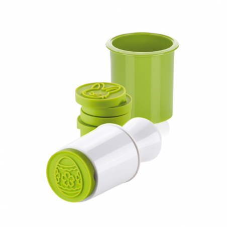 WIELKANOCNE PIECZĄTKI DO CIASTECZEK 630116 TESCOMA zestaw sześciu wzorów pieczątek do dekoracji