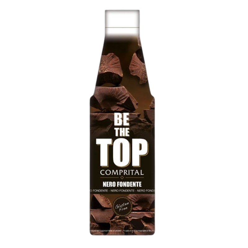 op. 1 kg Topping Nero Fondente - polewa czekoladowa do lodów stracciatella - Be The Top - Comprital