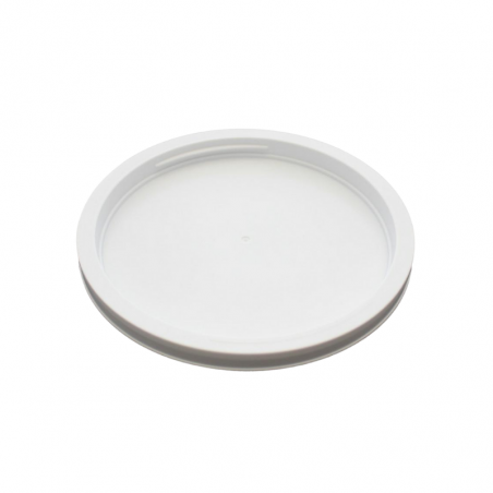 biała pokrywka do okrągłych pojemników na lody