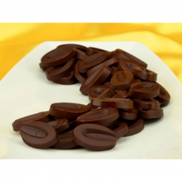 ciemna czekolada o wyjątkowym intensywnym smaku i oryginalnym kształcie kaletek