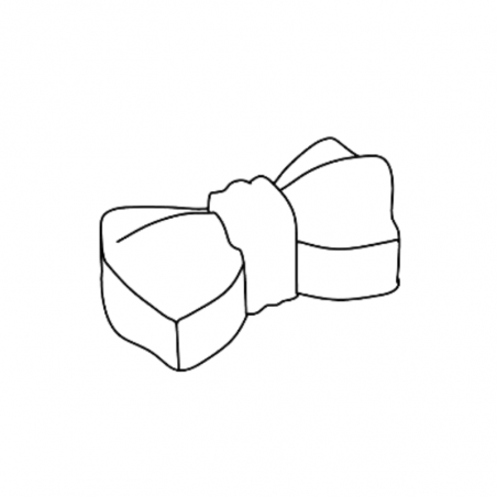 profesjonalna mata silikonowa do tworzenia wypieków i deserów w kształcie kokardy