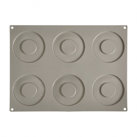 uniwersalna forma silikonowa w kształcie okręgów