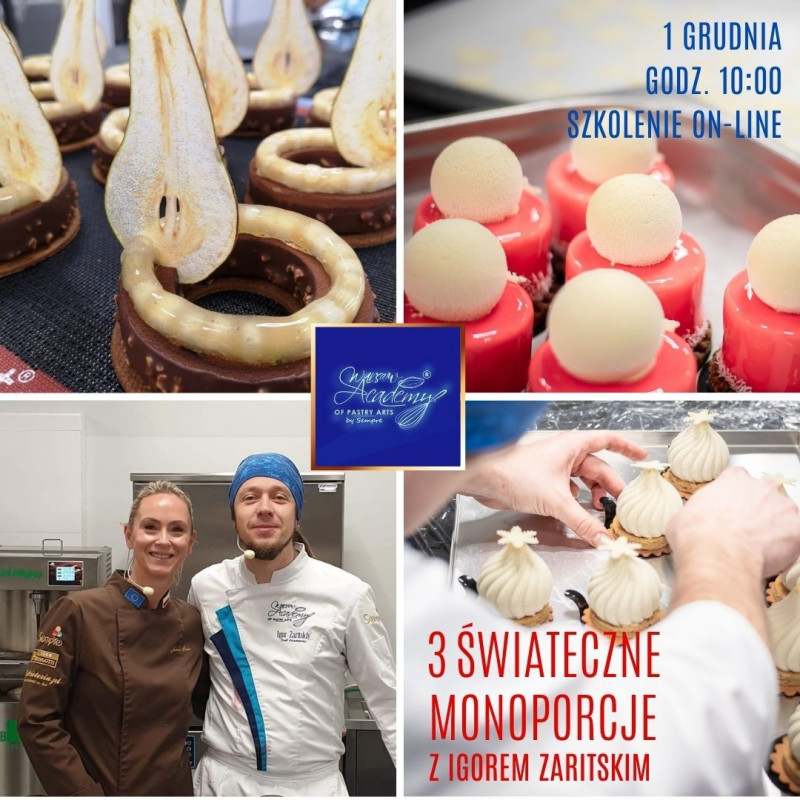 19.11 Panna Cotta, Tiramisu, Krem Brulee -Szkolenie on-line z Igorem Zaritskim 19.11 Panna Cotta, Tiramisu, Krem Brulee -Szkolenie on-line z Igorem Zaritskim