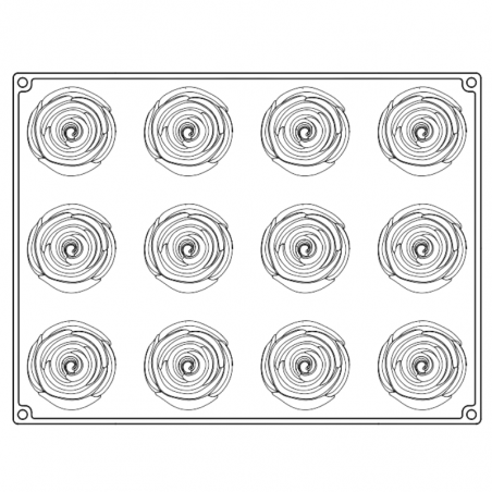 forma silikonowa do tworzenia wyjątkowych monoporcji o trójwymiarowym kształcie