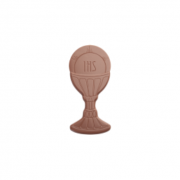 forma z poliwęglanu do czekoladek w kształcie kielicha z hostią
