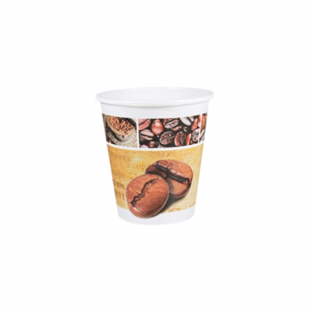 100 szt. 370 ml KUBEK PAPIEROWY WZÓR KAWA 30CK GALAGO do serwowania gorących napojów