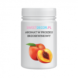 op. 10 g AROMAT BRZOSKWINIOWY - SWEET DECOR - aromat spożywczy w proszku nadający smak i zapach