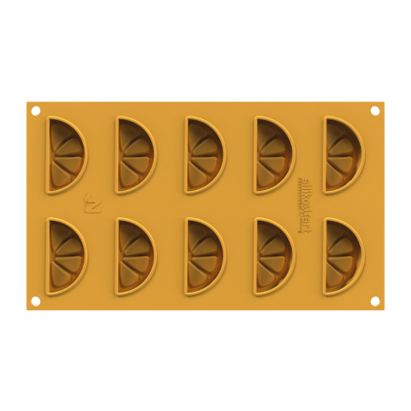 profesjonalna forma silikonowa w kształcie plastrów cytryny do haute cuisine