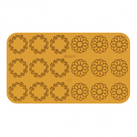profesjonalna forma silikonowa do okrągłych ażurowych dekoracji