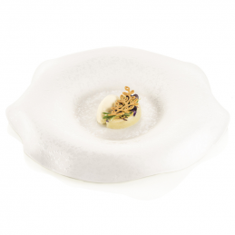 profesjonalna forma silikonowa w kształcie drobnych listków do haute cuisine