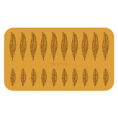 profesjonalna forma silikonowa w kształcie piórek do haute cuisine