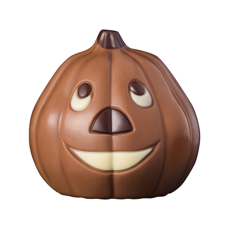 halloween'owa figurka czekoladowa w kształcie dyni halloween'owa figurka czekoladowa w kształcie dyni
