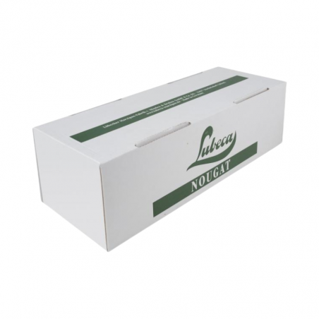 warstwowa pasta pralinowa z orzechów laskowych i kakao w postaci bloku