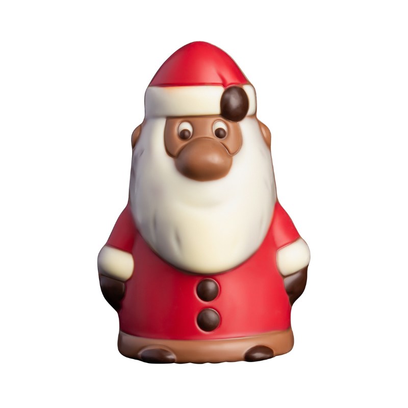 figurka bożonarodzeniowa z dekorowanej mlecznej czekolady