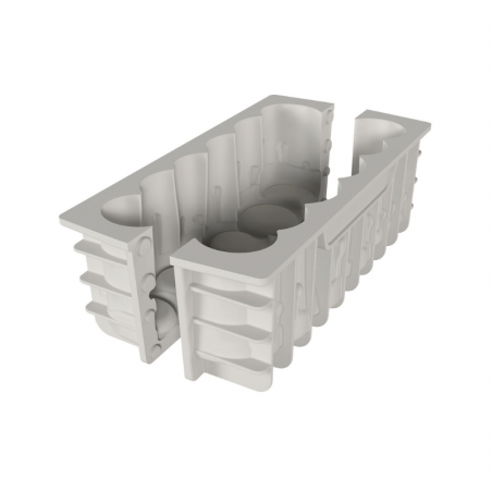 zestaw form silikonowych z plastikowym stelażem do tworzenia przestrzennych deserów w kształcie świec