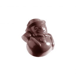 forma do bożonarodzeniowych czekoladek w kształcie bałwanków