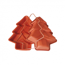 forma silikonowa do bożonarodzeniowych wypieków w kształcie choinki