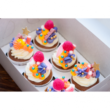 wkładka przeznaczona do pakowania i transportu sześciu babeczek